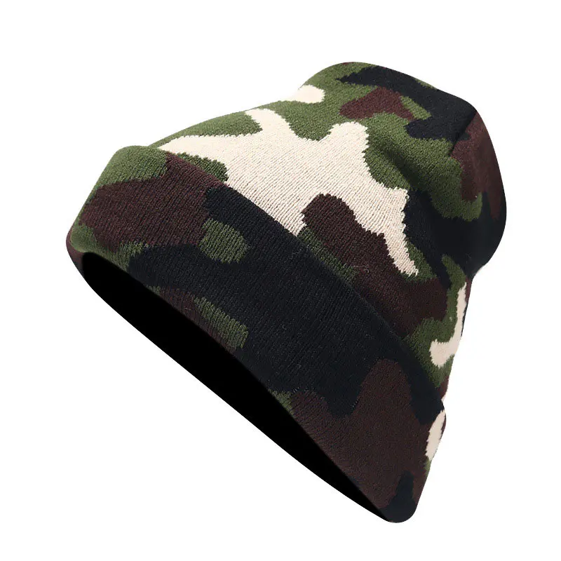 Children’s Camouflage Rolled Beanies