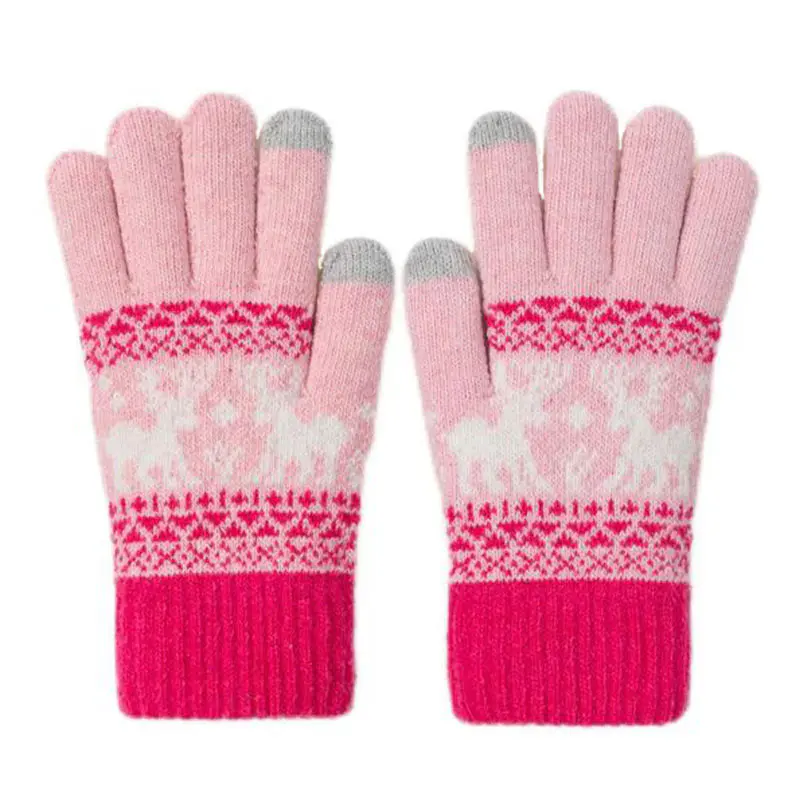 Children’s Deer Knitted Gloves