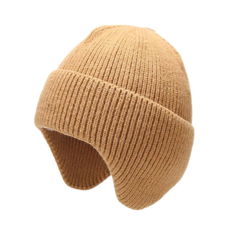 Children’s Ginger Ear Protection Rolled Beanies