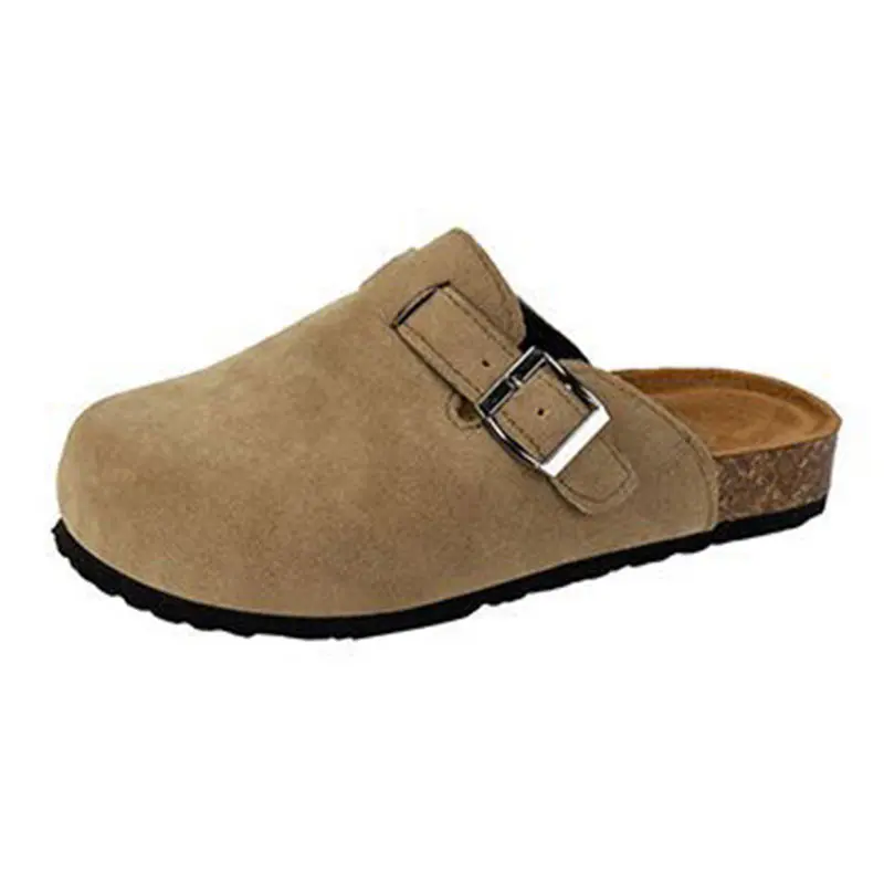 Children’s Khaki Cow Suede Birkenstocks