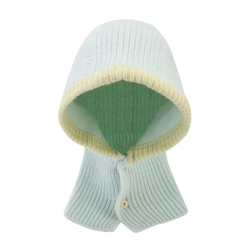Children’s Light Green Balaclava Beanies