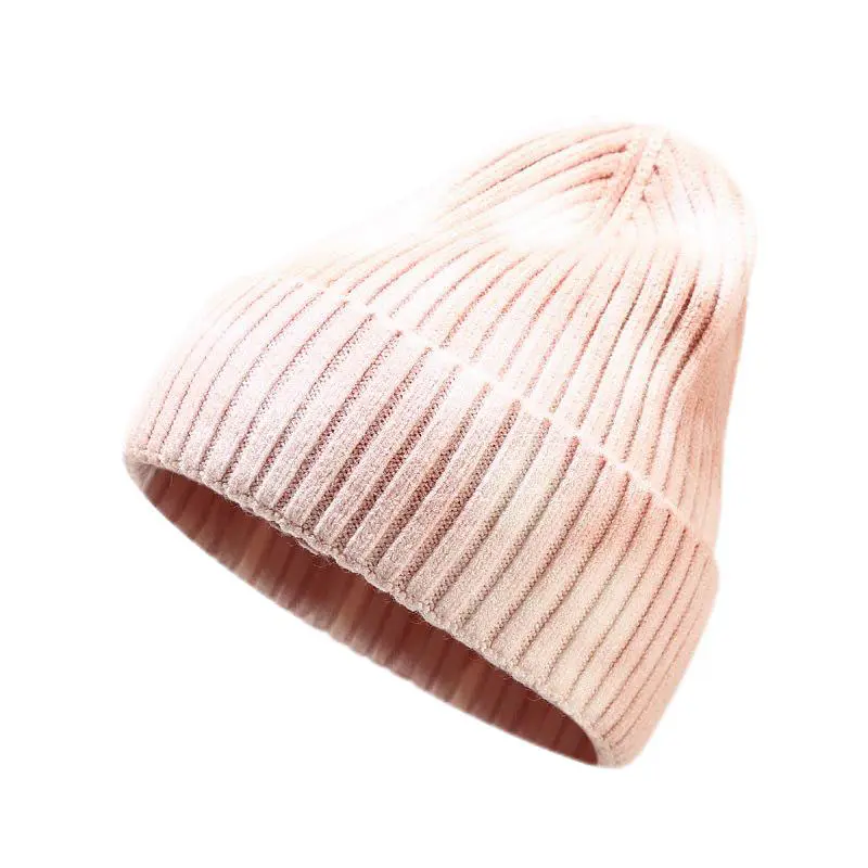 Children’s Pink Tie-Dye Rolled Beanies