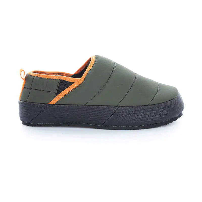 Children’s Army Green+Orange Wrap Mouth Bread Shoes