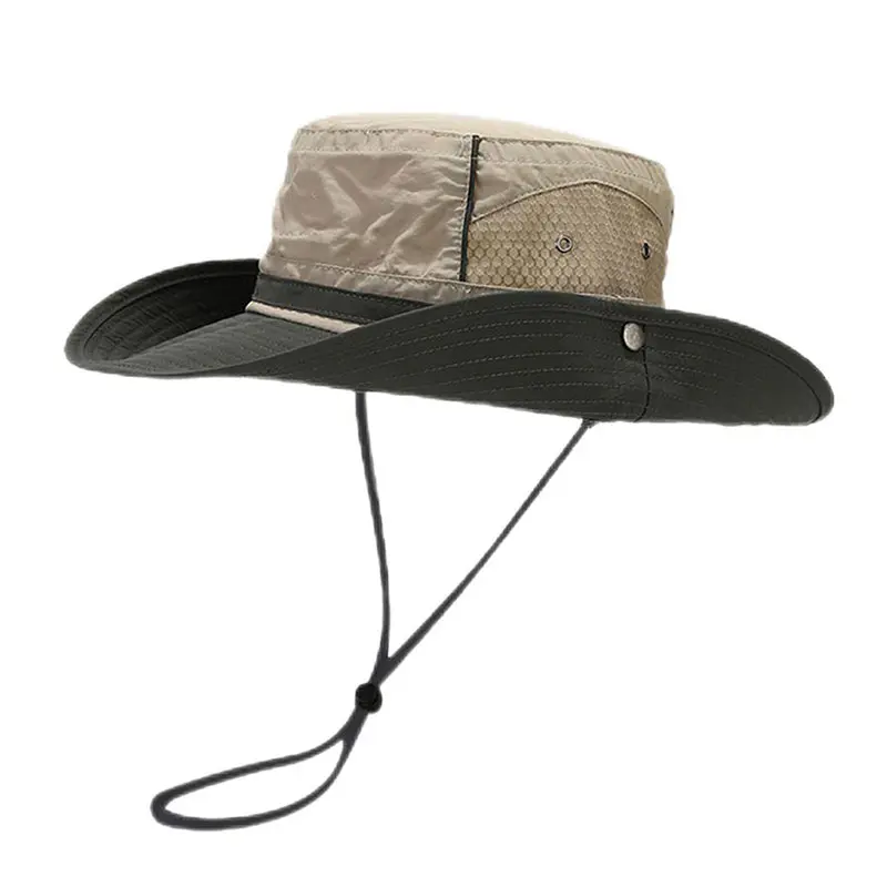 Men’s Army Green Outdoor Breathable Sun Hat