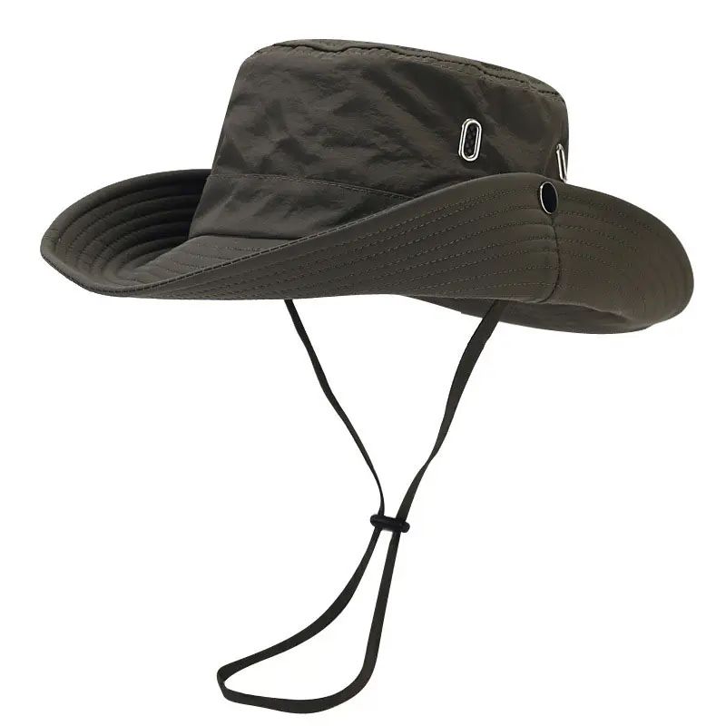Men’s Army Green Outdoor Quick Dry Fisherman’s Hat