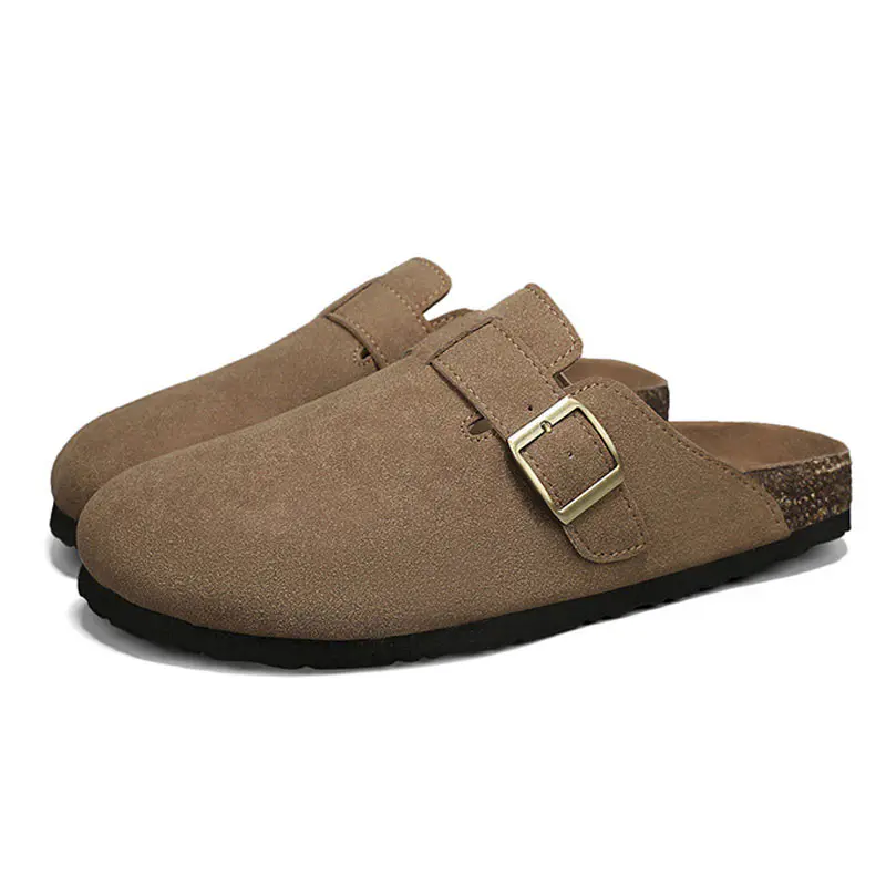 Men’s Camel Cork Covered Toe Birkenstocks