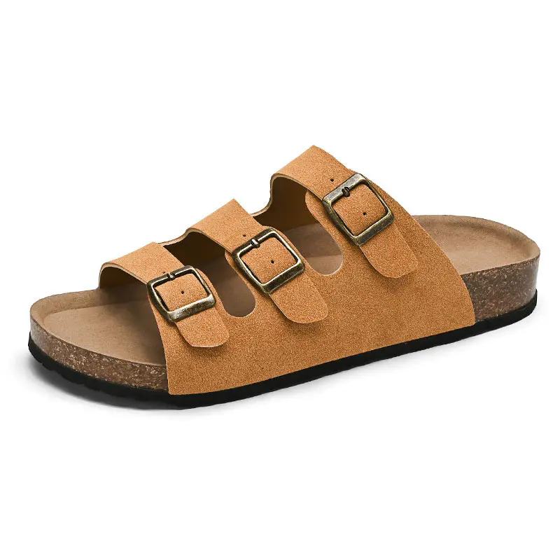 Men’s Maroon Cork Birkenstocks