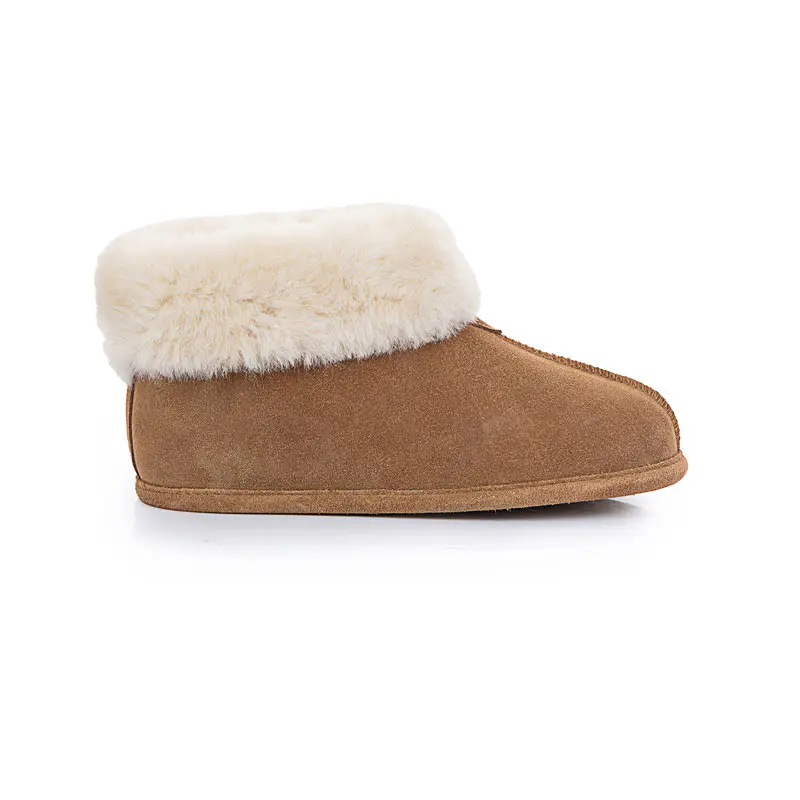 Men’s Maroon Cow Suede Wool Soft Sole Shoes