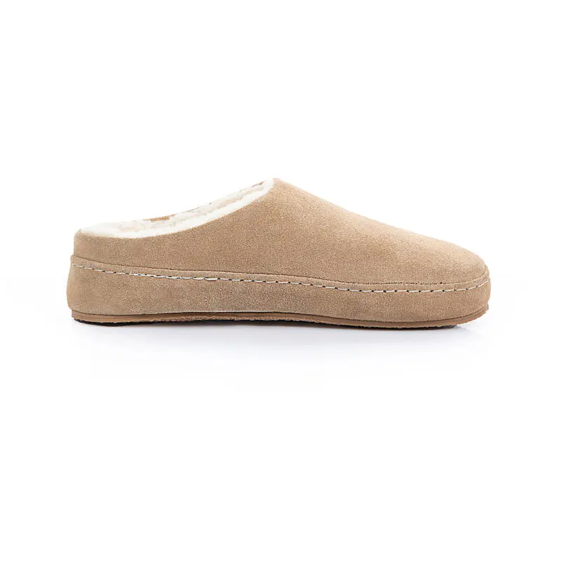 Men’s Maroon Plush Slippers