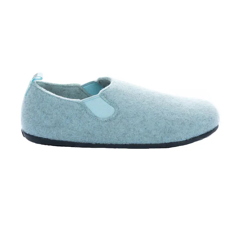 Men’s Sky Blue Elastic Wool Felt Shoes