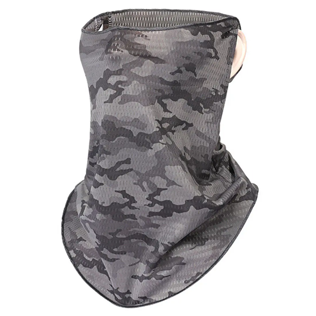 Women’s UV Protection Cycling Face Masks Black camouflage