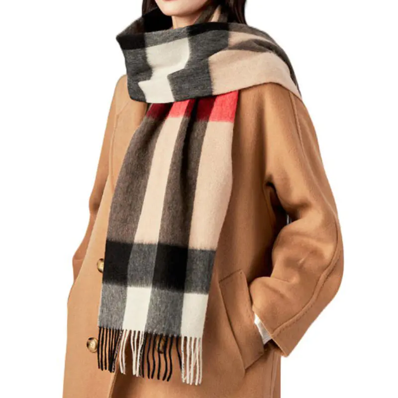 Women’s Autumn/Winter Striped Cashmere Scarf