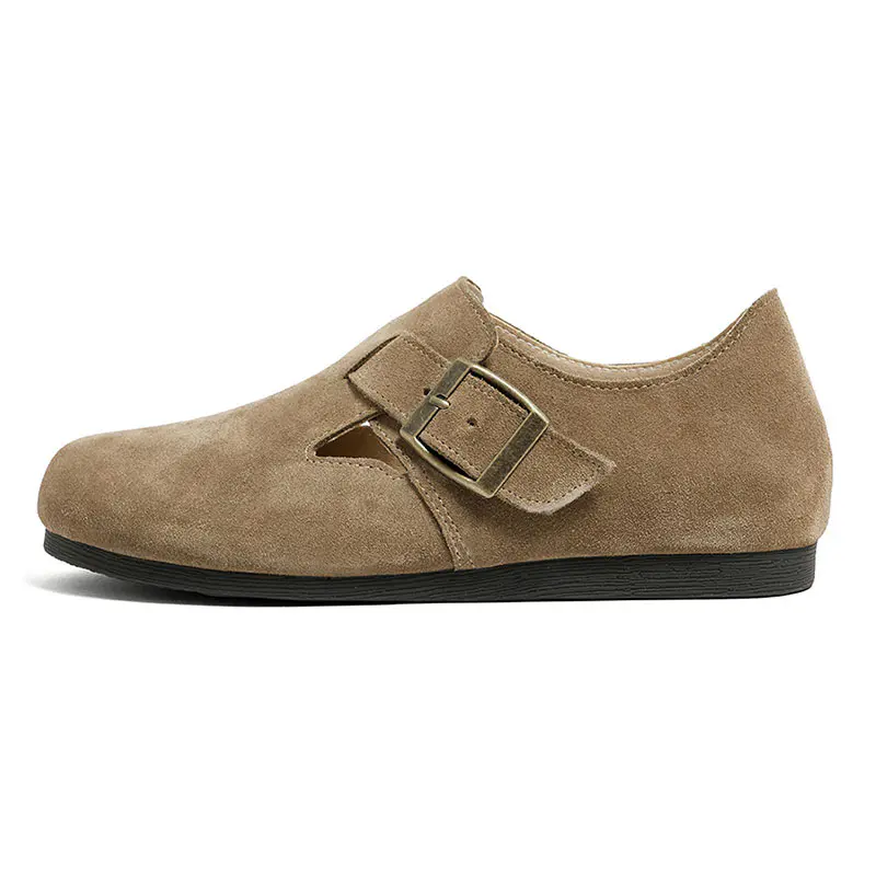 Women’s Camel Cowhide Covered Heel Birkenstocks
