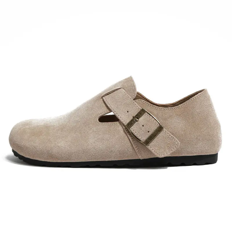 Women’s Camel Cowhide Covered Heel Birkenstocks