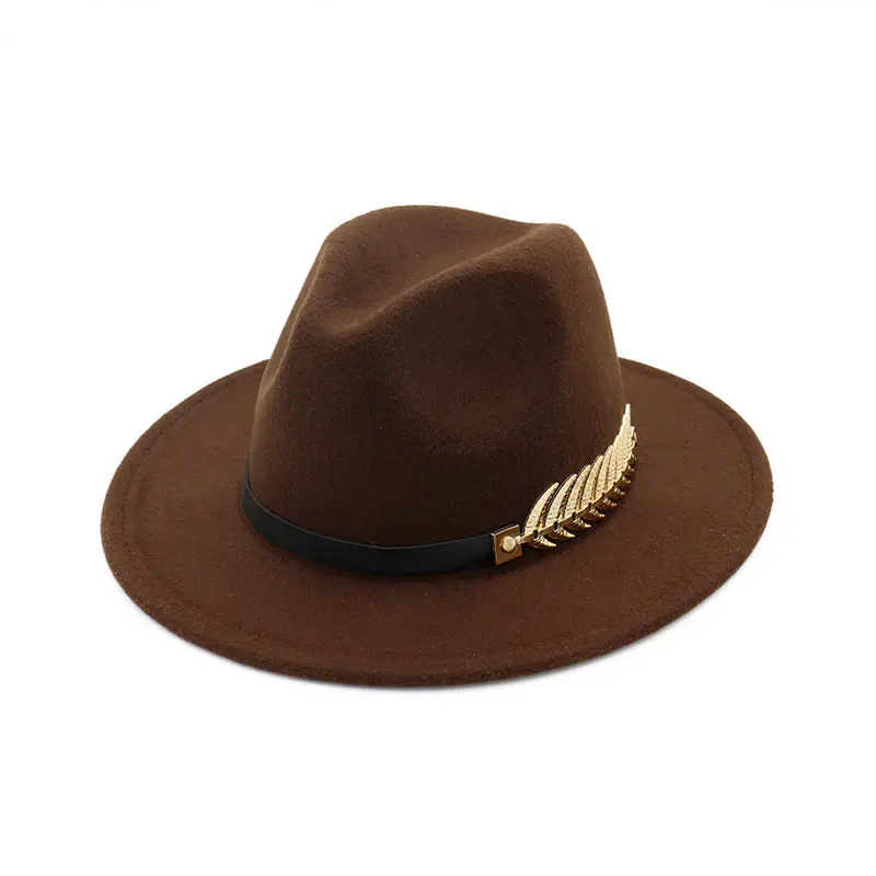 Women’s Coffee Woolen Jazz Hat