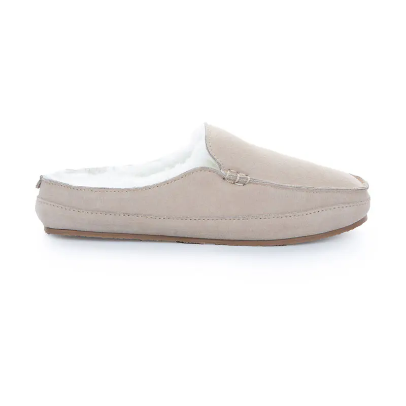 Women’s Flesh Pink Cowhide Wool Loafers