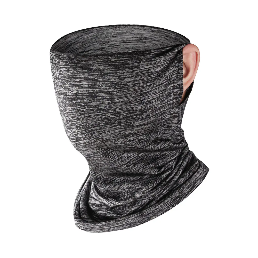 Women’s Grey UV Protection Neck Gaiter Face Masks
