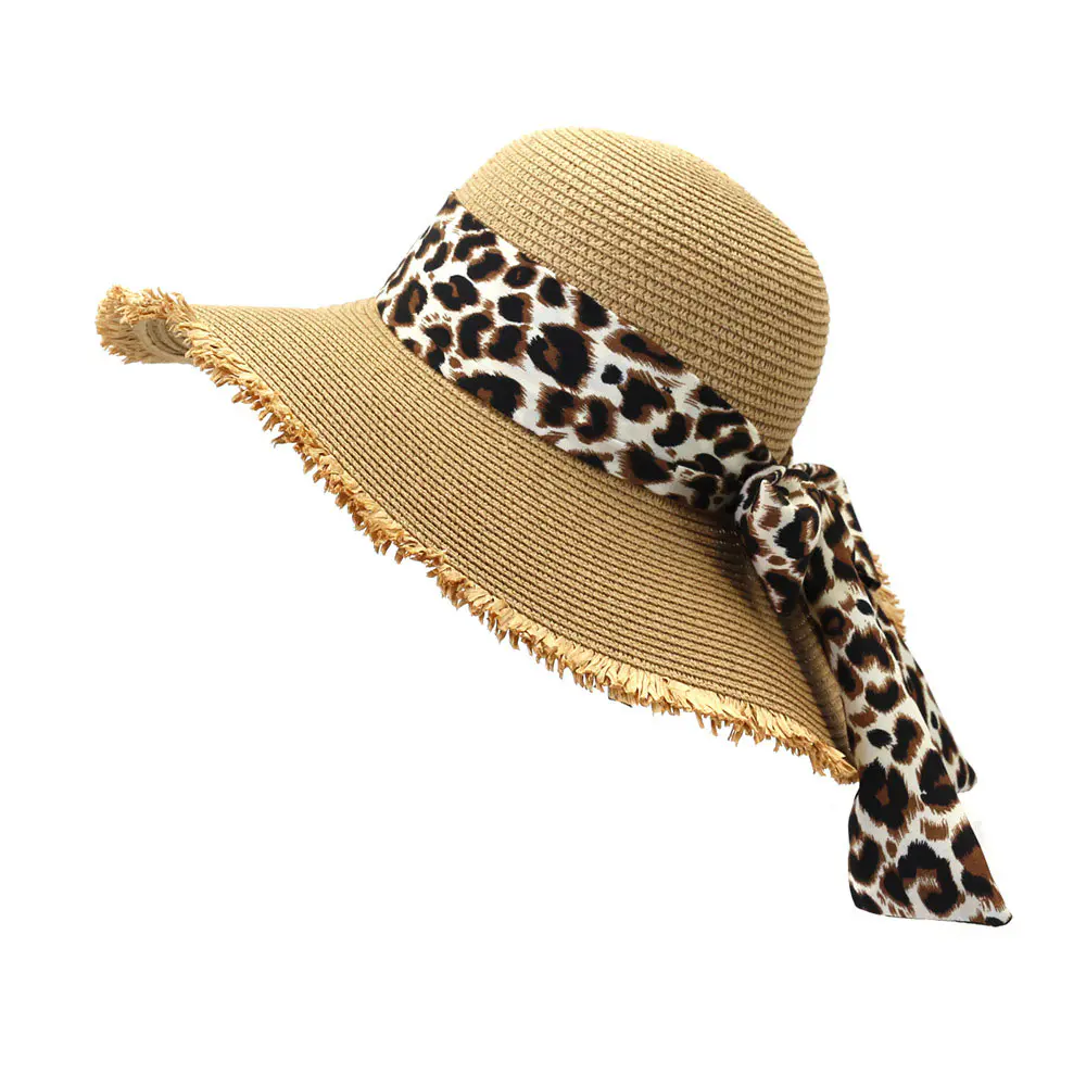 Women’s Khaki Beach Straw Hat