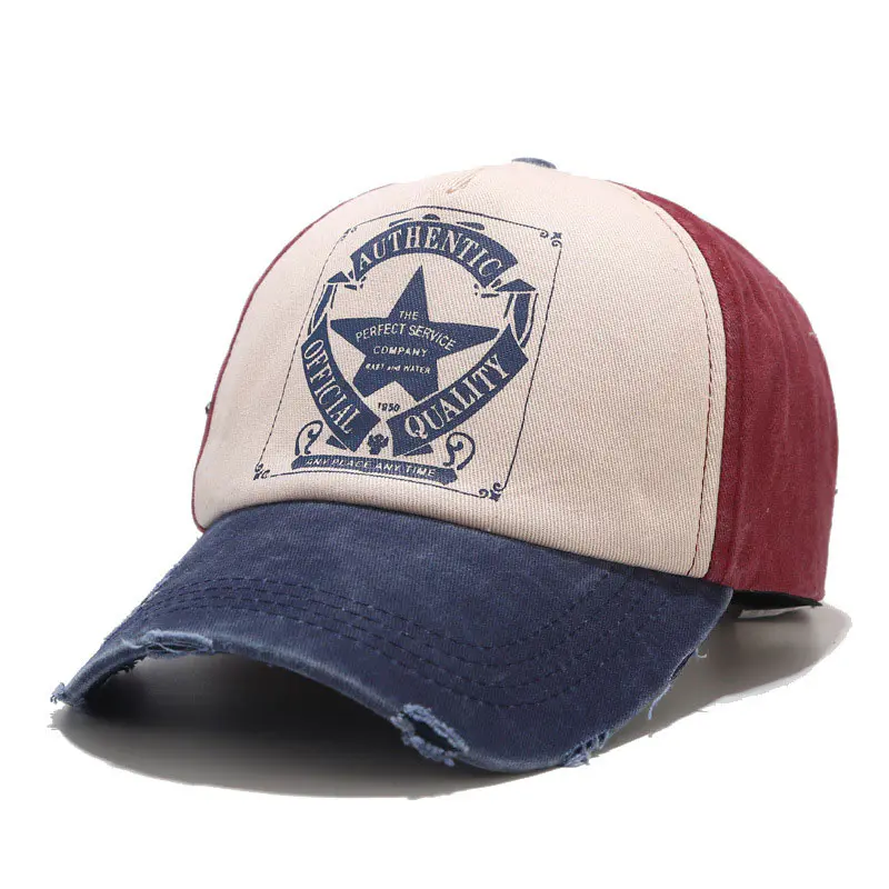 Women’s Pentagram Vintage Washed Cotton Baseball Cap