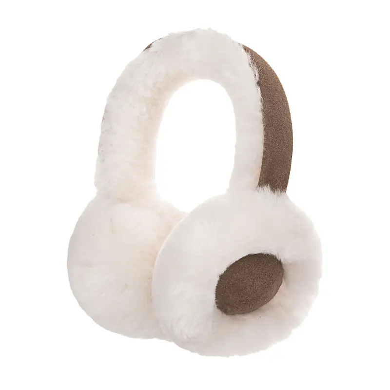 Men’s Winter Dark Maroon Wool Earmuffs