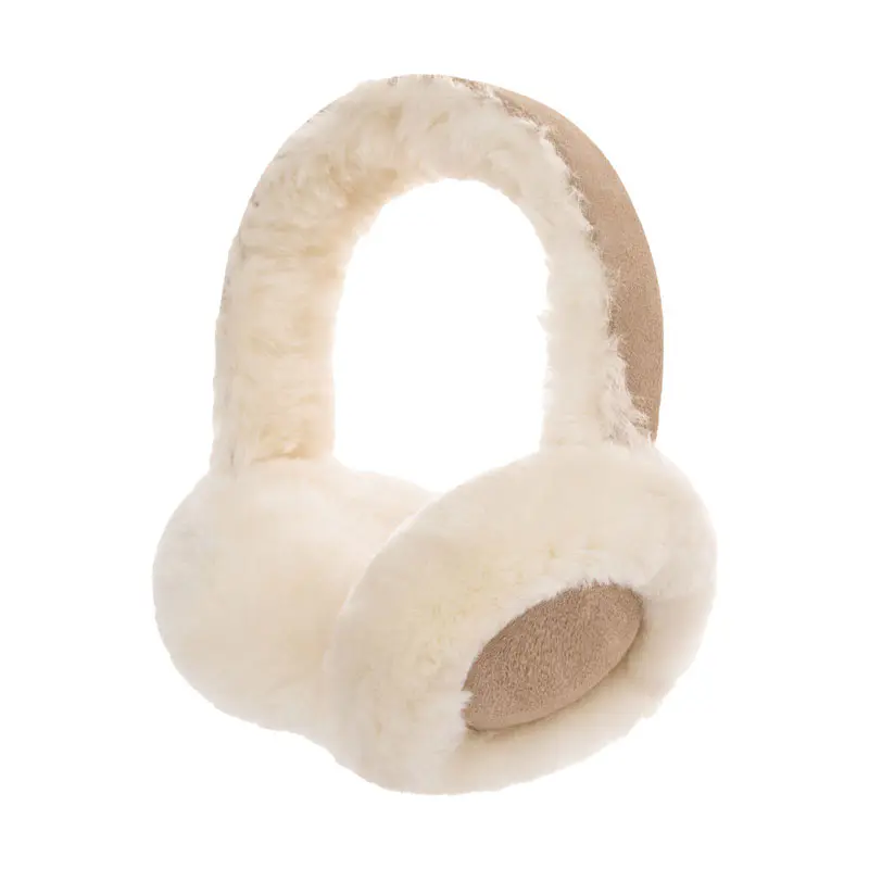 Men’s Winter Light Maroon Wool Earmuffs