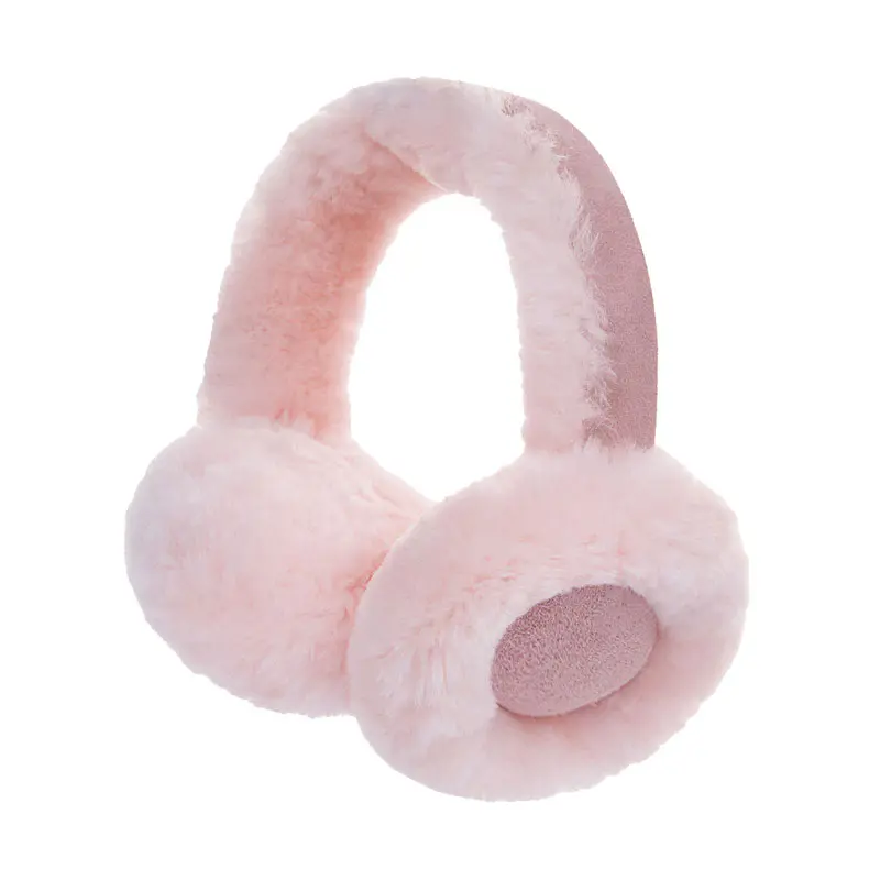 Women’s Winter Pink Wool Earmuffs